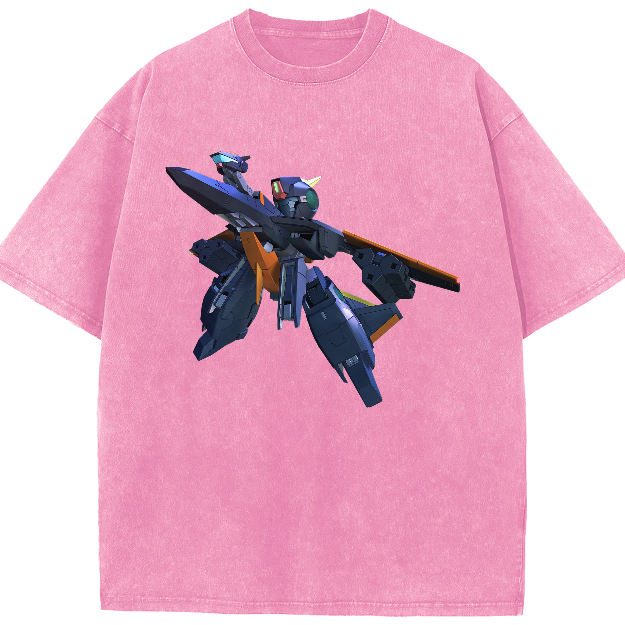 （画像用） 機動戦士ガンダム Mobile Suit Gundam 綿100% ヴィンテージ風 半袖Tシャツ（フロントプリント）